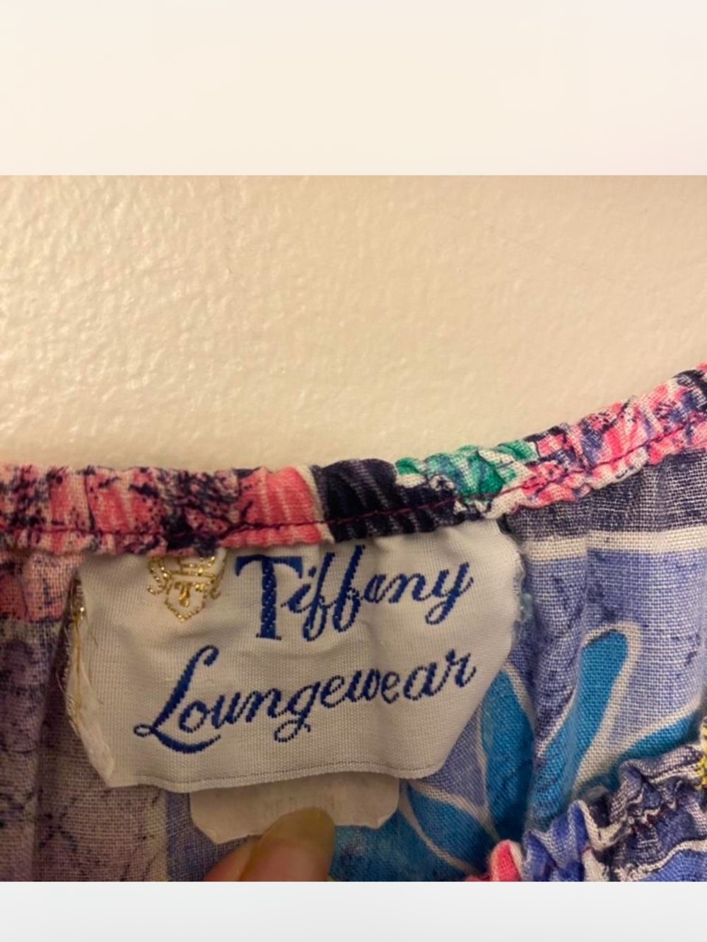 Tiffany Loungewear. Women’s Floral  Dress from the 70s. Rare find